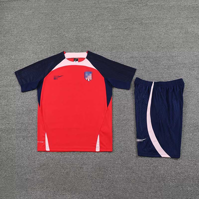 Camiseta de Entrenamiento de Atlético de Madrid 2023/2024 Niño Kit Rojo/Azul Marino